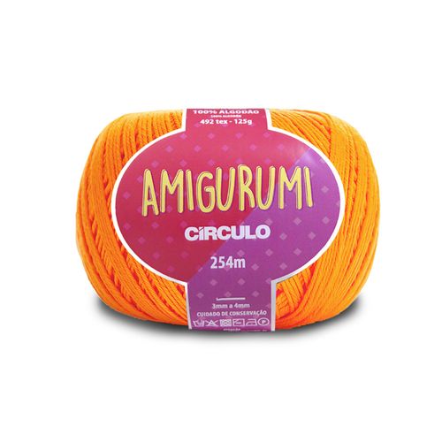 Fio Amigurumi Circulo Laranja 4456  - 254m