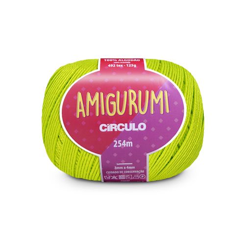 Fio Amigurumi Circulo Verde Limão 5583  - 254m
