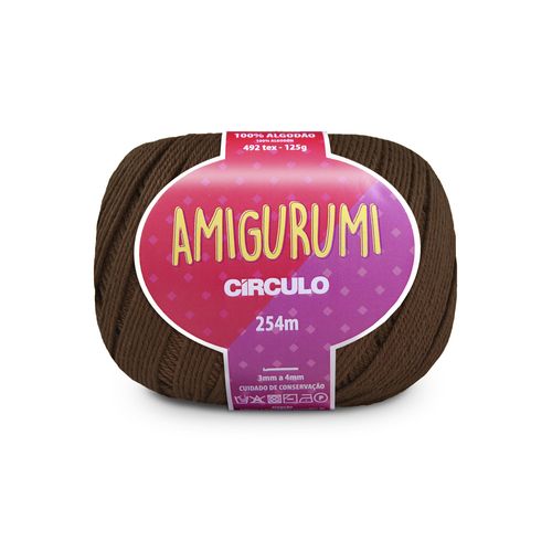 Fio Amigurumi Circulo Brownie 7400  - 254m