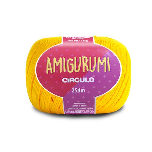 Fio Amigurumi Circulo Canario 1289  - 254m