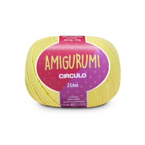 Fio Amigurumi Circulo Amarelo Candy 1730  - 254m