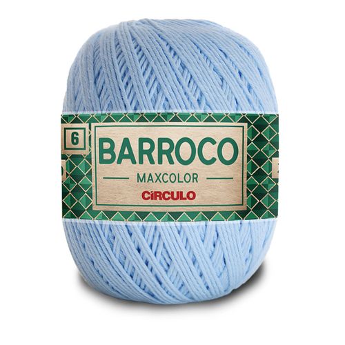 Barbante Barroco Maxcolor 6 Círculo Azul Candy 2012 - 452m