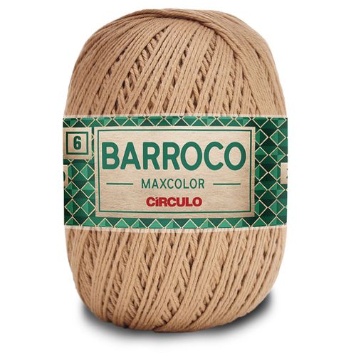 Barbante Barroco Maxcolor 6 Círculo Castanha 7625 - 452m