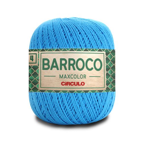 Barbante Barroco Maxcolor 4 Circulo Azul Turquesa 2194  - 226m
