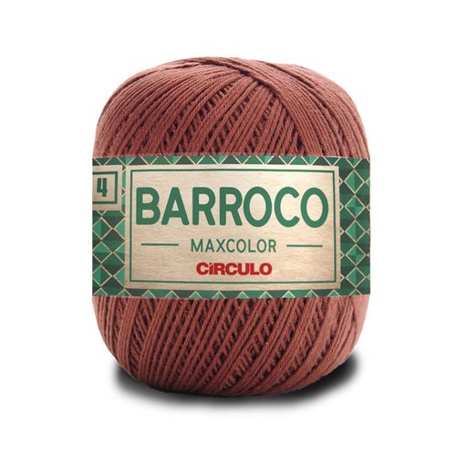 Barbante Barroco Maxcolor 4 Circulo Café 7738  - 226m