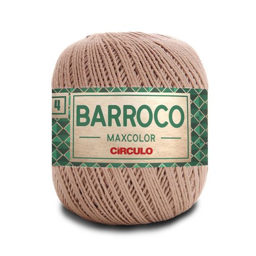 Barbante Barroco Maxcolor 4 Circulo Caqui 7727  - 226m