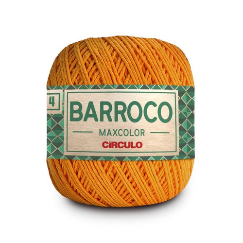 Barbante Barroco Maxcolor 4 Circulo Dark Cheddar 4131  - 226m