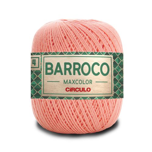 Barbante Barroco Maxcolor 4 Circulo Pêssego 4514  - 226m