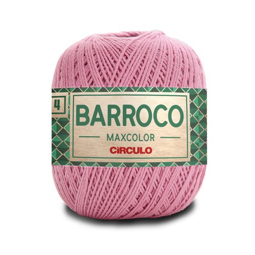 Barbante Barroco Maxcolor 4 Circulo Rosa Quartzo 3390  - 226m