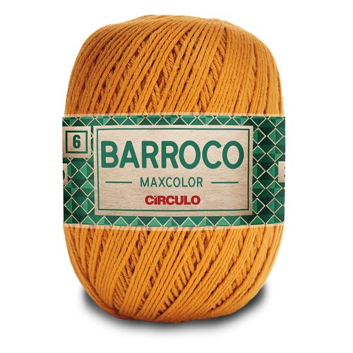 Barbante Barroco Maxcolor 6 Círculo Âmbar 7207 - 452m