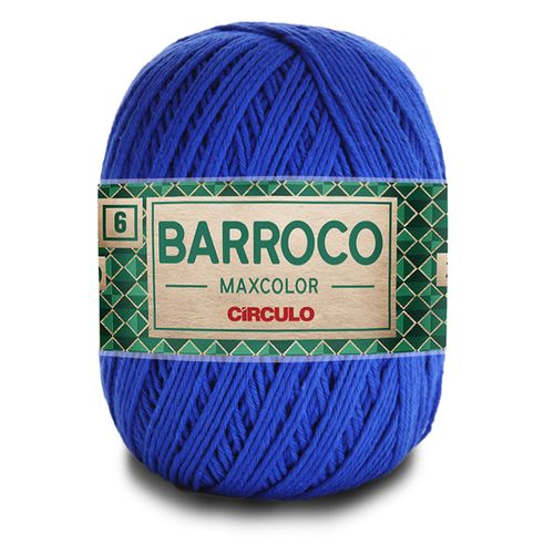 Barbante Barroco Maxcolor 6 Círculo Azul Bic 2829 - 452m