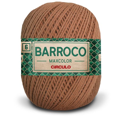 Barbante Barroco Maxcolor 6 Círculo Bronze 7259 - 452m