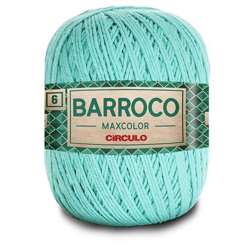 Barbante Barroco Maxcolor 6 Círculo Celeste 5091 - 452m