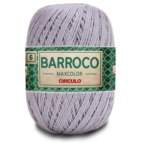 Barbante Barroco Maxcolor 6 Círculo Cromado 8212 - 452m