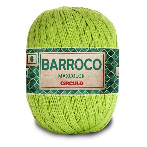 Barbante Barroco Maxcolor 6 Círculo Greenery 5203 - 452m