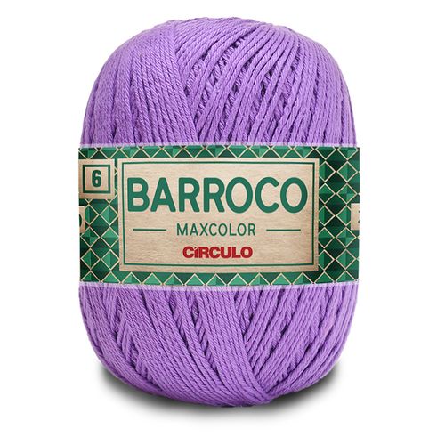 Barbante Barroco Maxcolor 6 Círculo Lavanda 6394 - 452m