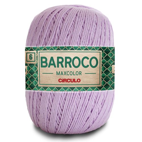 Barbante Barroco Maxcolor 6 Círculo Lilás Candy 6006 - 452m