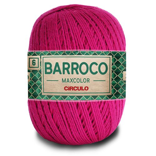Barbante Barroco Maxcolor 6 Círculo Pink 6133 - 452m