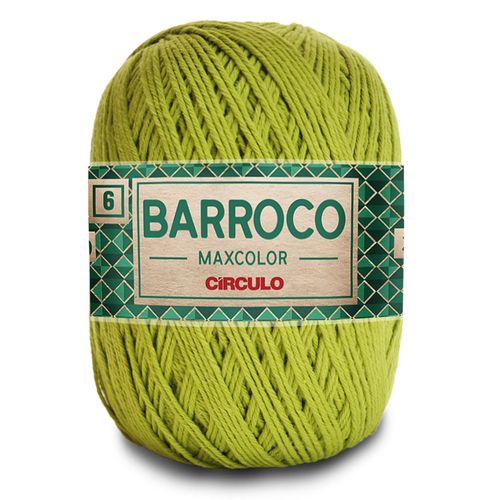 Barbante Barroco Maxcolor 6 Círculo Pistache 5800 - 452m