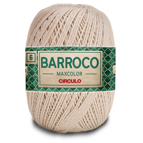 Barbante Barroco Maxcolor 6 Círculo Porcelana 7684 - 452m
