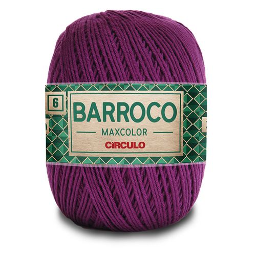 Barbante Barroco Maxcolor 6 Círculo Uva 6375 - 452m