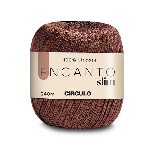Fio Encanto Slim Círculo Chocolate 7382 - 240m