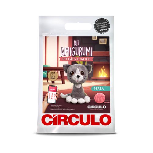 Kit Amigurumi Cães e Gatos Persa 4