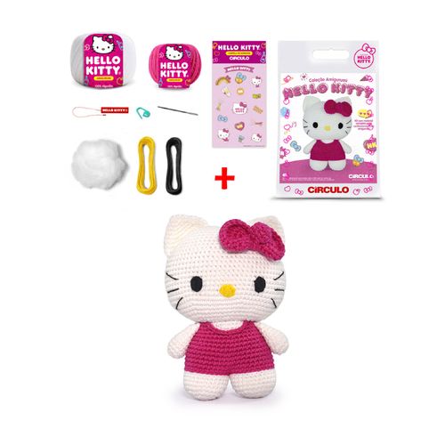 Coleção Amigurumi Círculo Hello Kitty Look Rosa