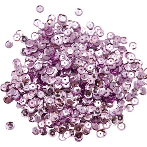 Lantejoula Acrílica Kawaii Rosa Claro - 20g