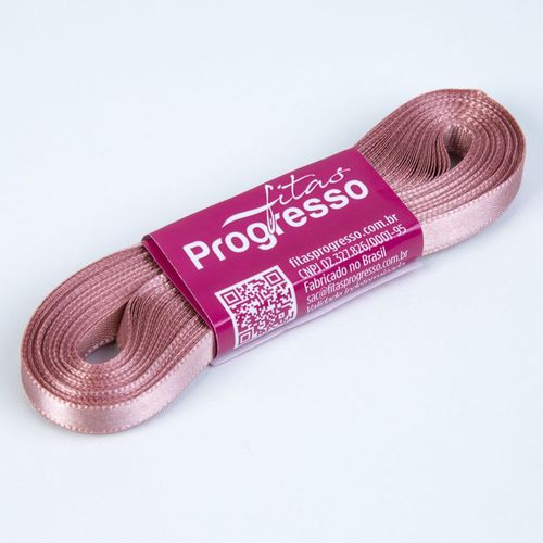 Fita Cetim Progresso CF0001 7mm Rosa Velho 1143 - 10m