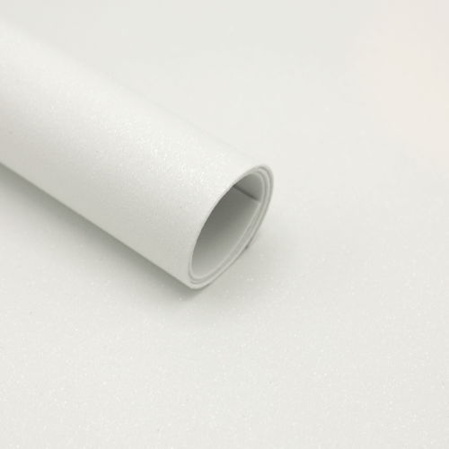 EVA GLITTER SANTA FE DE 1,8MM - 040 X 060CM   1 FOLHA - BRANCO /  WHITE