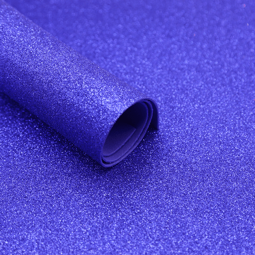 EVA GLITTER SANTA FE DE 1,8MM - 040 X 060CM   1 FOLHA -  AZUL  /  BLUE