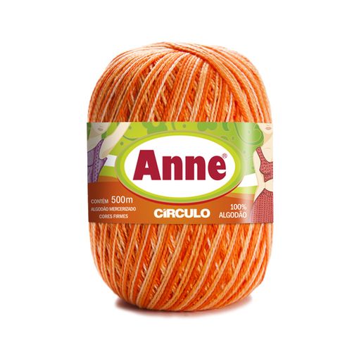Linha Anne Multicolor Círculo Abóbora 9059 - 500m