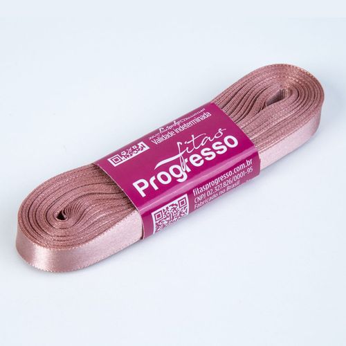 Fita Cetim Progresso CF0002 10mm Rosa Velho 1143 - 10m
