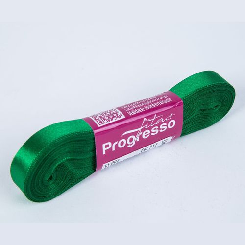 Fita Cetim Progresso CF0002 10mm Verde Bandeira 217 - 10m