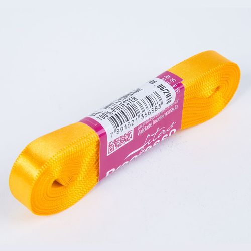 Fita Cetim Progresso CF0002 10mm Amarelo Ouro 038 - 10m