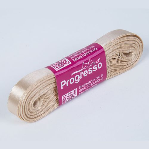 Fita Cetim Progresso CF0002 10mm Bege 236 - 10m