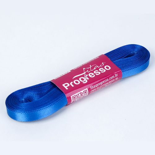 Fita Cetim Progresso CF0001 7mm Azul Royal 214 - 10m