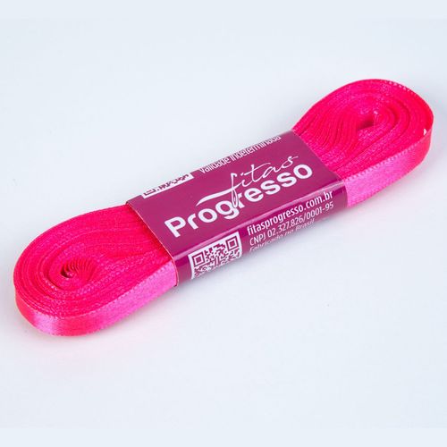Fita Cetim Progresso CF0001 7mm Rosa Cítrico 279