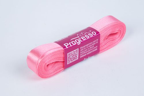 Fita Cetim Progresso CF0003 15mm Rosa Pétala 009 - 10m