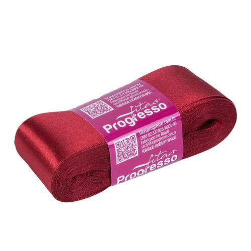 Fita Cetim Progresso CF0009 38mm Vinho 389 - 10m