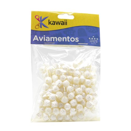 Pérola Craquelada Kawaii Balão Cascuda Pérola 6mm - 50g