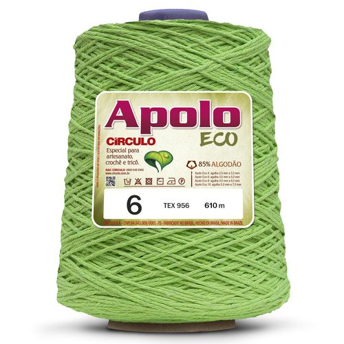 Barbante Apolo Eco 4/6 Círculo Limao 5086 - 610m