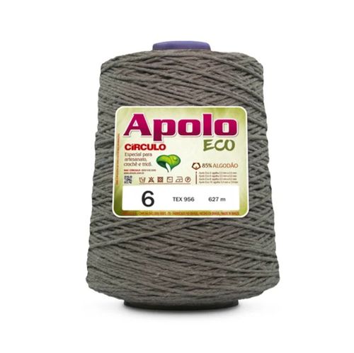 Barbante Apolo Eco 4/6 Círculo Caqui Escuro 8107 - 610m