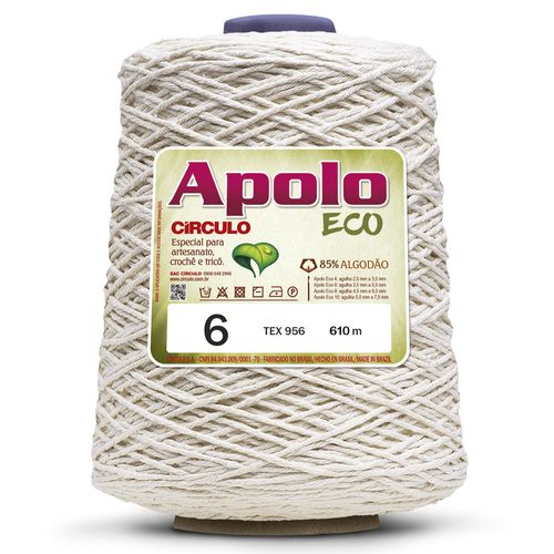 Barbante Apolo Eco 4 Círculo Natural 20 - 610m