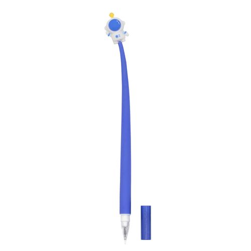 Caneta Kroma Gel Astronauta Translucida Azul 0.5mm - Preto