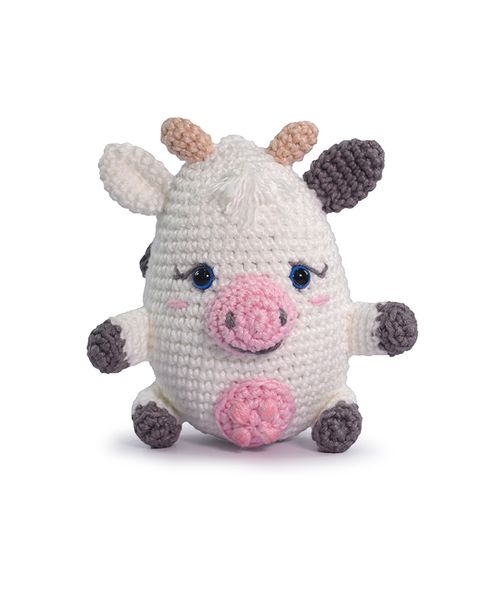 Kit Amigurumi Círculo Fazendinha - Vaquinha