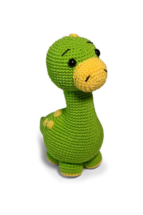 Kit Amigurumi Círculo Dinos - Brontossauro