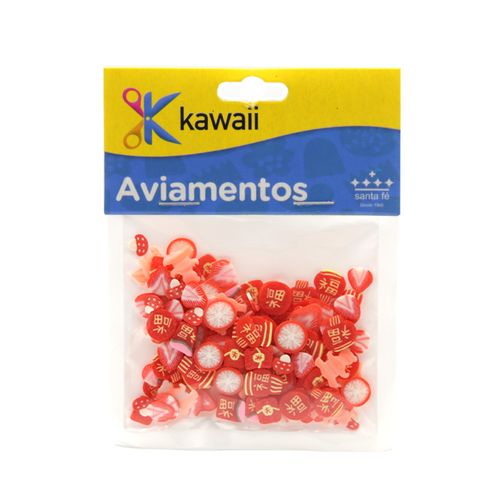 Aplique Kawaii Emborrachado de Confete Japones - 15g