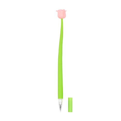 Caneta kroma Gel Rosa  Rosa 0.5 mm - Preta
